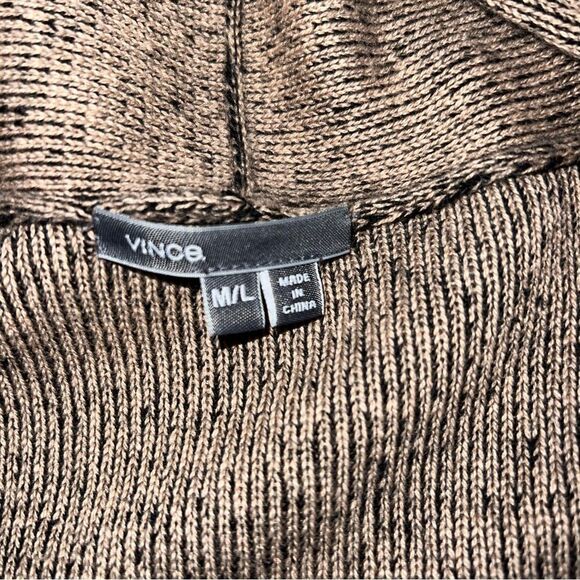 Vince Striped Sweater - Black and Beige - Picture 2 of 6